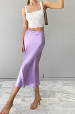 Elegant Satin Skirt