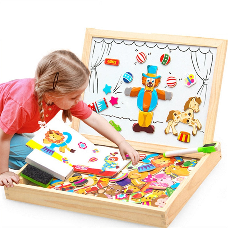 Wooden Magnetic Board for Kids