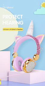 Cute Unicorn Headphones